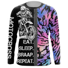 Load image into Gallery viewer, Motocross Jersey Personalized UPF30+ Dirt Bike Racing Jersey Men Kid Motorcycle Shirt XM32