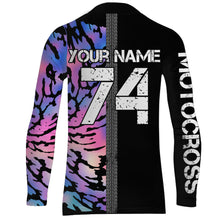 Load image into Gallery viewer, Motocross Jersey Personalized UPF30+ Dirt Bike Racing Jersey Men Kid Motorcycle Shirt XM32