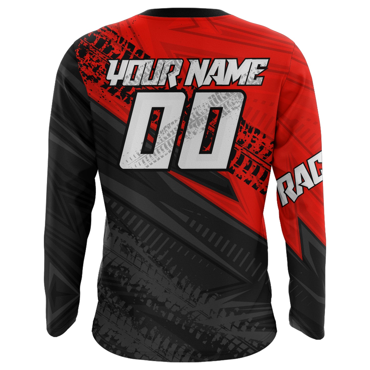 Red Motocross Racing Jersey Upf30+ Kid Men Women Dirt Bike Shirt Off-road Jersey XM285