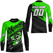 Load image into Gallery viewer, Green Motocross Racing Jersey Upf30+ Kid Men Women Dirt Bike Shirt Off-road Jersey XM285