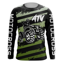 Load image into Gallery viewer, Custom ATV Motocross Jersey UPF30+ Quad Bike Shirt Men Kid ATV MX Racing Off-Road MX27