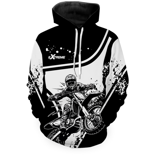 Personalized Motocross Hoodie Dirt Bike Racing Hoodie Men Women MH123