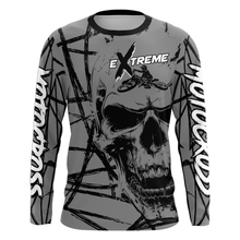 Load image into Gallery viewer, Motocross Racing Jersey Grey Upf30+ Dirt Bike Shirt MX Off-Road Motorcycle Shirt XM291