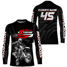 Load image into Gallery viewer, Extreme Motocross Racing Jersey UPF30+ Youth Dirt Bike Shirt Kid Men Off-road Long Sleeves XM130