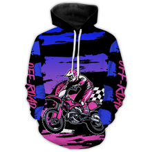 Load image into Gallery viewer, Personalized Motocross Hoodie Dirt Bike Racing Hoodie For Men Women US Biker MH38