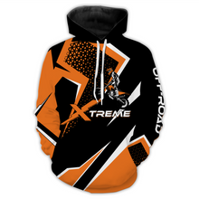 Load image into Gallery viewer, Motocross Racing Hoodie Orange Black Dirt Bike Motorcycle Hoodie For Men Women MH43