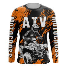 Load image into Gallery viewer, ATV Motocross Jersey Orange Upf30+ Quad Bike Off-Road Jersey Men Kid ATV Riding Shirt MX65