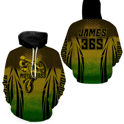 Custom Motocross Hoodie Dirt Bike Racing Hoodie for Men Women MH118