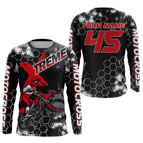 Motocross Jersey Custom Dirt Bike Racing Shirt for Men Kid Woman Off-road Jersey XM343