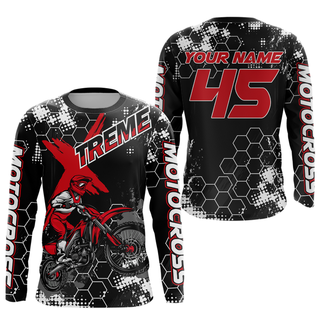 Motocross Jersey Custom Dirt Bike Racing Shirt for Men Kid Woman Off-road Jersey XM343