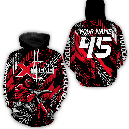 Customize Motocross Racing Hoodie Jersey For Men Women Dirt Bike Hoodie Shirt MH64