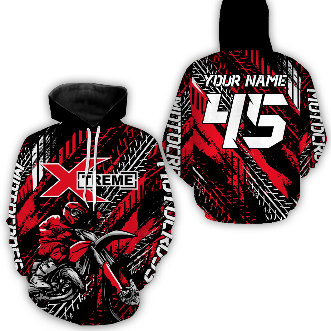 Customize Motocross Racing Hoodie Jersey For Men Women Dirt Bike Hoodie Shirt MH64