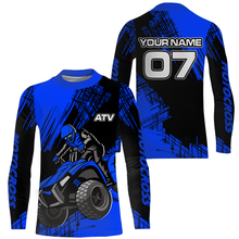 Load image into Gallery viewer, ATV Racing Jersey Blue Custom ATV Jersey For Youth Men Women ATV Quad Bike Shirt MX99