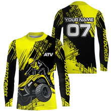 Load image into Gallery viewer, ATV Racing Jersey Yellow Custom ATV Jersey For Youth Men Women ATV Quad Bike Shirt MX99