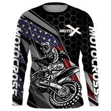 Load image into Gallery viewer, Custom Motocross Jersey American Kid&amp;Adult UPF30+ Dirt Bike Racing Off-road Motorcycle Shirt| XM105