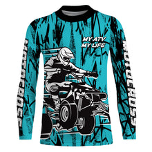 Load image into Gallery viewer, ATV Motocross Racing Jersey Youth Kid Men Upf30+ Quad Bike ATV Motorcycle Riding Shirt MX13