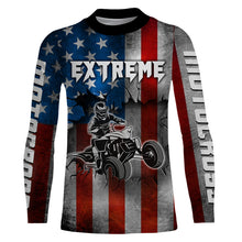 Load image into Gallery viewer, ATV Motocross Racing Jersey American Flag UPF30+ ATV Quad Bike Shirt Men Kid Women MX63