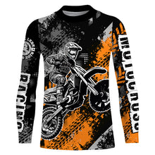 Load image into Gallery viewer, Motocross Racing Jersey Orange Upf30+ Dirt Bike Shirt Men Women Kid Off-road Jersey XM250