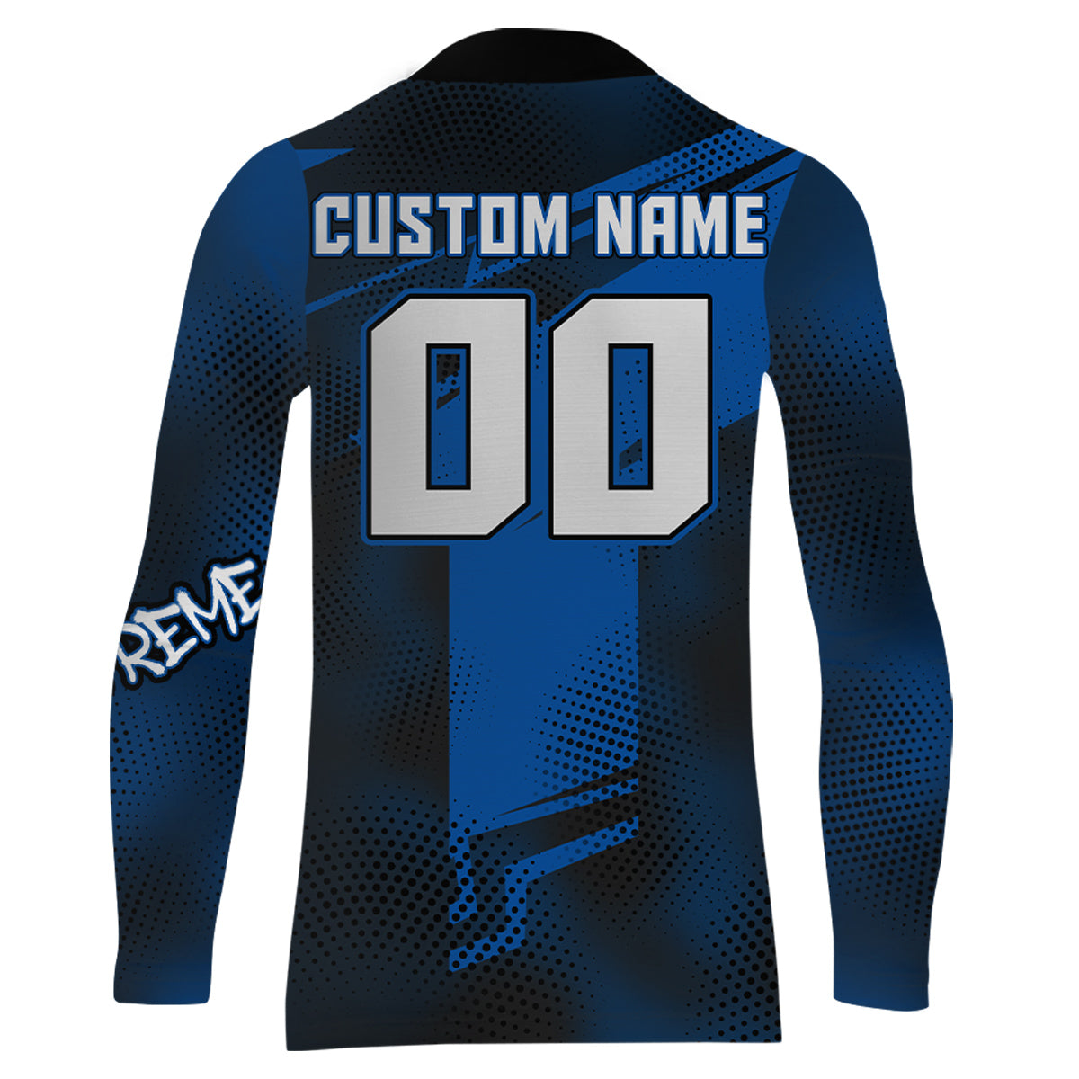 ATV Motocross Jersey Blue Upf30+ Quad Bike ATV Racing Jersey Men Women Kid ATV Shirt MX44