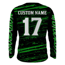 Load image into Gallery viewer, Motocross Racing Jersey Green Upf30+ Dirt Bike Off-road MX Shirt Men Kid Women XM186