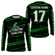 Load image into Gallery viewer, Motocross Racing Jersey Green Upf30+ Dirt Bike Off-road MX Shirt Men Kid Women XM186