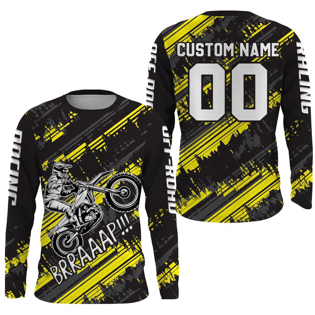 Motocross Racing Jersey Men Kid UPF30+ Dirt Bike Motorcycle Riding Off-Road Racing Jersey XM224