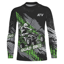 Load image into Gallery viewer, ATV Motocross Jersey Green UPF30+ Kid Men Quad Bike Shirt ATV Racing Off-Road Jersey MX53