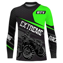 Load image into Gallery viewer, ATV Quad Racing Jersey Kid Men Women Upf30+ Green Quad Bike Shirt ATV Motocross MX57