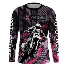 Load image into Gallery viewer, Motocross Jersey Pink UPF30+ Dirt Bike Shirt Girl Women Racing Off-Road Motorcycle Shirt XM156