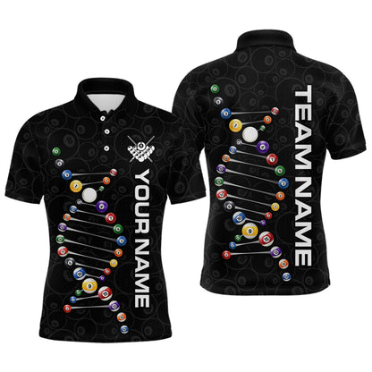 Personalized Billiard Jersey DNA 8 Ball Pool Men Billiard Shirt for Men Team Polo & 1/4 Zip NNT35