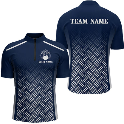 Custom Bowling League Shirts For Men with Name , Personalized Bowling Team Jerseys HNT35