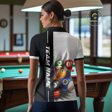 Load image into Gallery viewer, Personalized Women Billiard Shirts Ball Pool Polo &amp; 1/4 Zip Billiard Team Jerseys Billiard Shirt NNT59