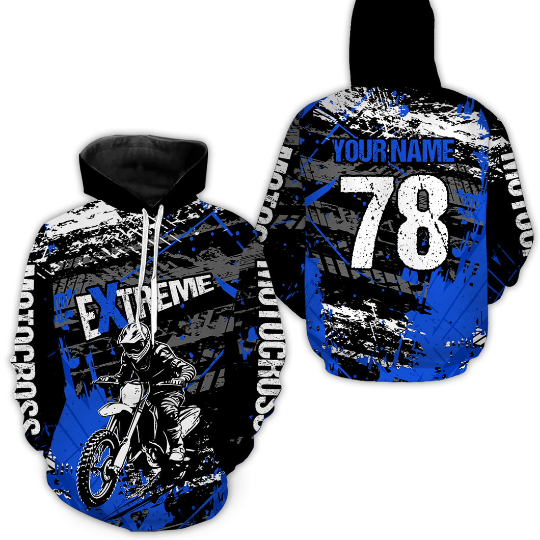 Custom Motocross Hoodie Jersey Youth Dirt Bike Motorcycle Hoodie Shirt for Men Women Kid HOT01