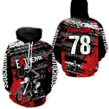 Load image into Gallery viewer, Custom Motocross Hoodie Jersey Youth Dirt Bike Motorcycle Hoodie Shirt for Men Women Kid HOT01