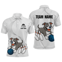 Load image into Gallery viewer, Custom Funny French Bulldog Bowling Men Polo &amp; 1/4 Zip Shirts Bowling Team Jerseys HNT94
