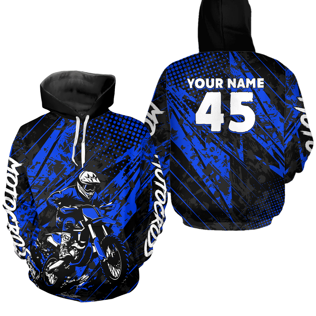 Custom Motocross Hoodie Youth Custom Dirt Bike Hoodie Motocross Sweatshirts for Men Women HOT13