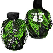 Load image into Gallery viewer, Custom Motocross Hoodie Youth Custom Dirt Bike Hoodie Motocross Sweatshirts for Men Women HOT13