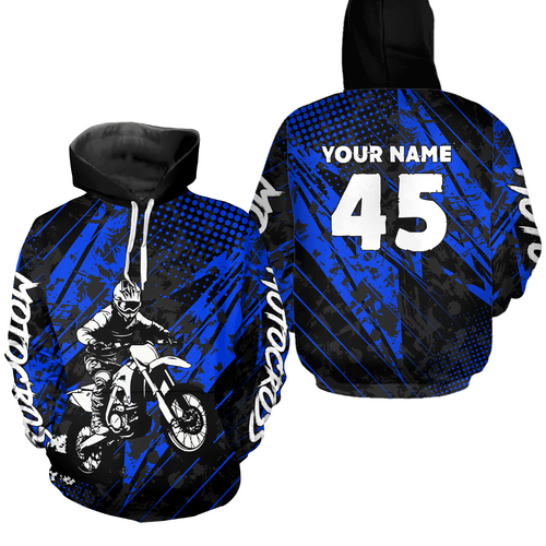 Custom Motocross Hoodie Youth Racing Hooded Jersey Dirt Bike Hoodie Sweatshirts for Men Women HOT12
