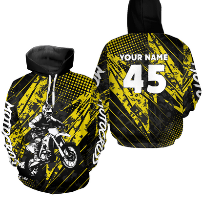 Custom Youth Motocross Hoodie Racing Hooded Jersey Dirt Bike Hoodie Sweatshirts for Kid Men Women HOT12
