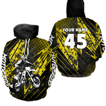 Load image into Gallery viewer, Custom Motocross Hoodie Youth Racing Hooded Jersey Dirt Bike Hoodie Sweatshirts for Men Women HOT12