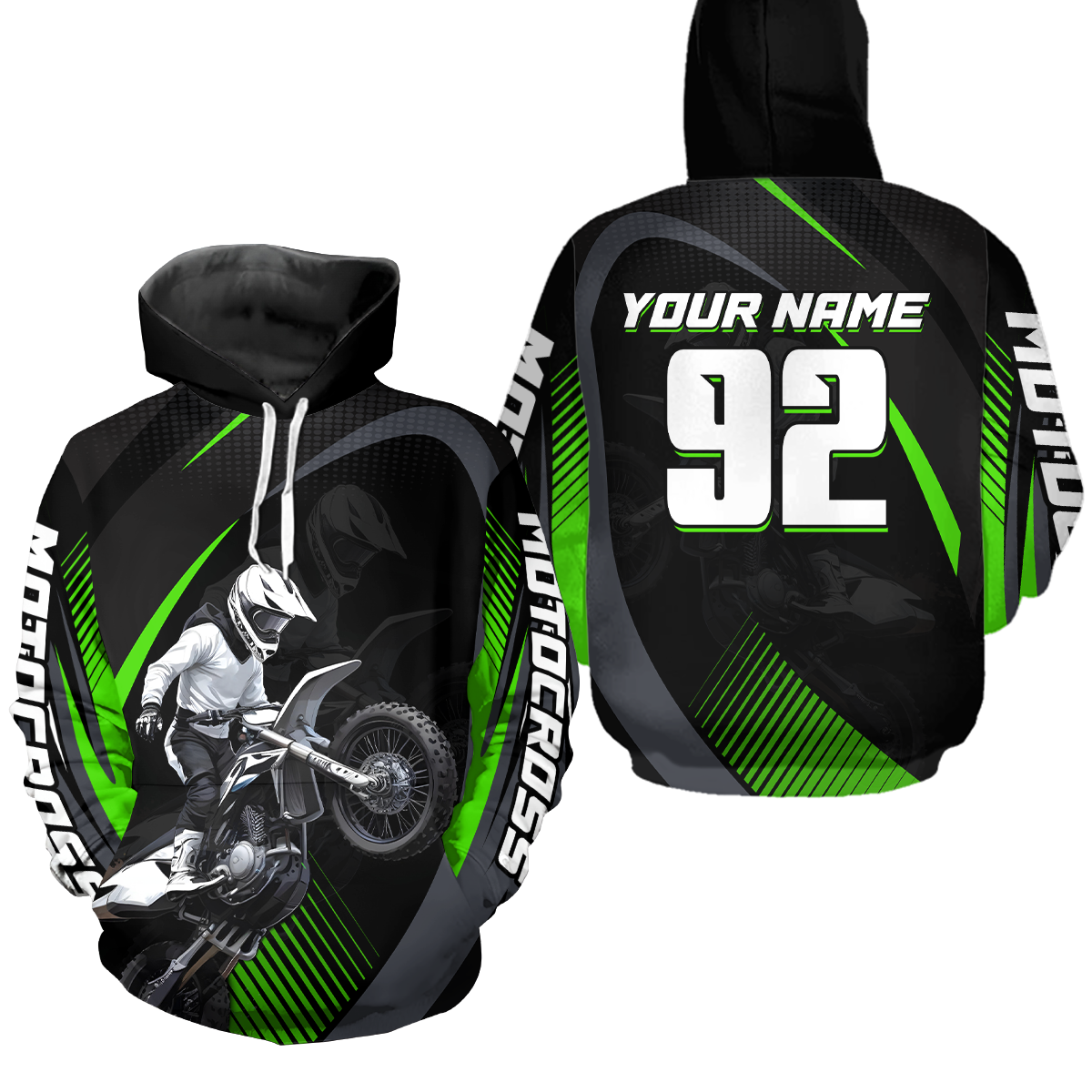 Personalized Youth Racing Hoodie Dirt Bike Motocross Hoodie Shirt for Kid Men Women HOT11