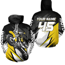 Load image into Gallery viewer, Custom Dirt Bike Hoodies Motocross Hoodie Sweatshirts for Men Women Kid Motorcycle Hoodie HOT15