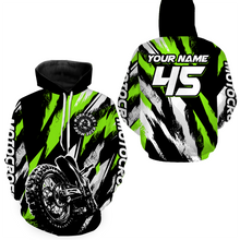 Load image into Gallery viewer, Custom Youth Dirt Bike Motocross Hoodie Shirt for Men Women Kid Motocross Hoodie Jersey HOT03