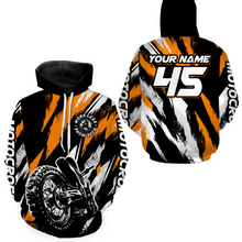 Load image into Gallery viewer, Custom Youth Dirt Bike Motocross Hoodie Shirt for Men Women Kid Motocross Hoodie Jersey HOT03