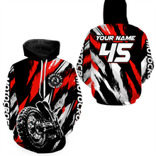 Load image into Gallery viewer, Custom Youth Dirt Bike Motocross Hoodie Shirt for Men Women Kid Motocross Hoodie Jersey HOT03