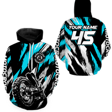 Load image into Gallery viewer, Custom Youth Dirt Bike Motocross Hoodie Shirt for Men Women Kid Motocross Hoodie Jersey HOT03