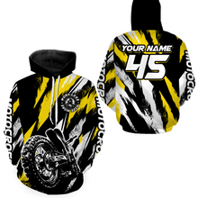 Load image into Gallery viewer, Custom Youth Dirt Bike Motocross Hoodie Shirt for Men Women Kid Motocross Hoodie Jersey HOT03