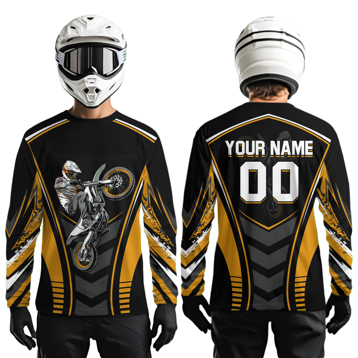 Orange Youth Dirt Bike Jersey MX Off-Road Motocross Shirt Racing Shirt Kid Men Women DNT55