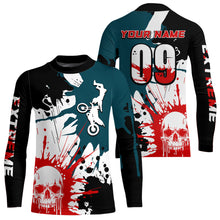 Load image into Gallery viewer, Custom Dirt Bike Jersey Motocross Jersey Upf30+ Mens Women Motocross Shirt| CTP55