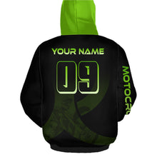 Load image into Gallery viewer, Custom Green Dirt Bike Jersey Motocross Jersey Upf30+ Mens Women Off-Road Shirt| CTP85